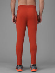 KOTTY  Men Colorblock Red Track Pants