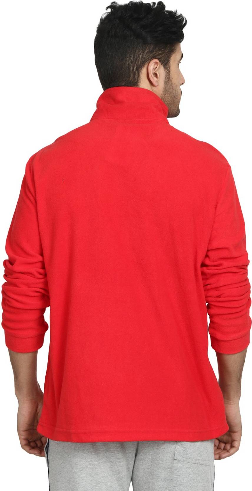 KOTTY Men Full Sleeve Solid Sweatshirt