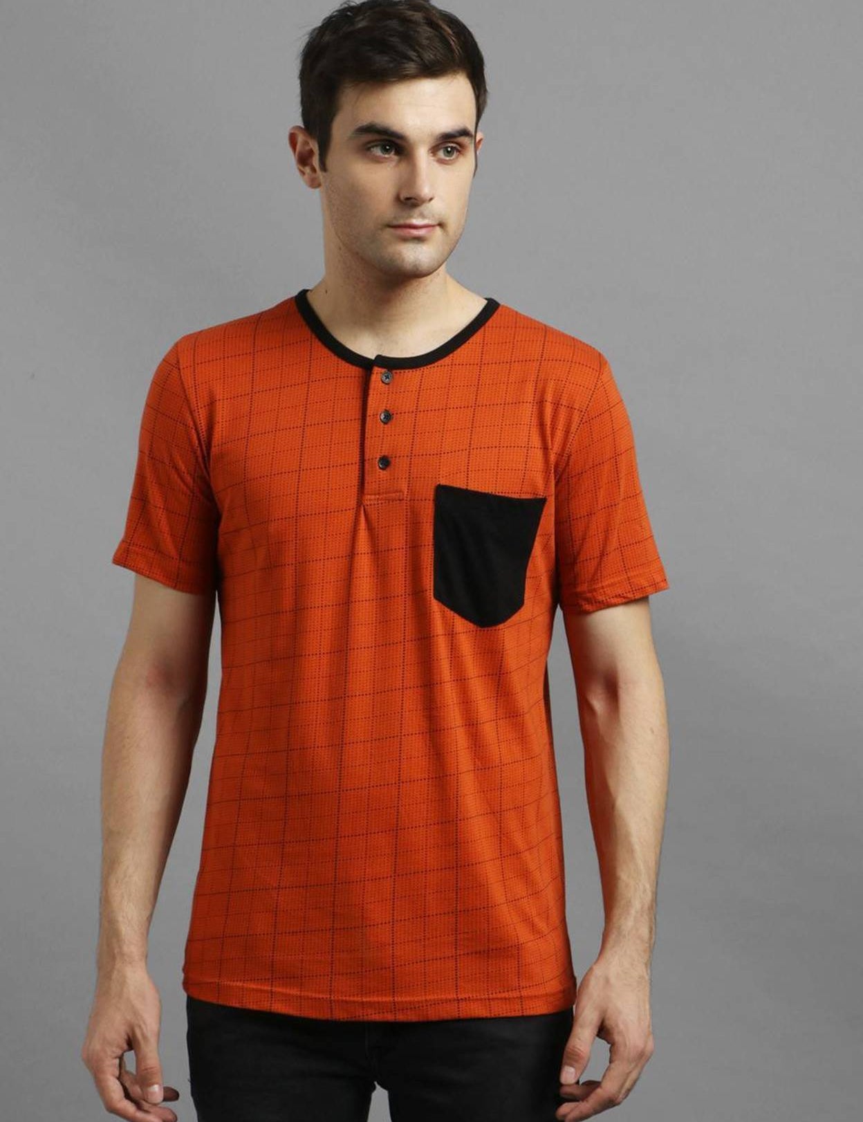 MenPrintedRoundNeckCottonBlendOrangeT-Shirt-0_jpg.jpg