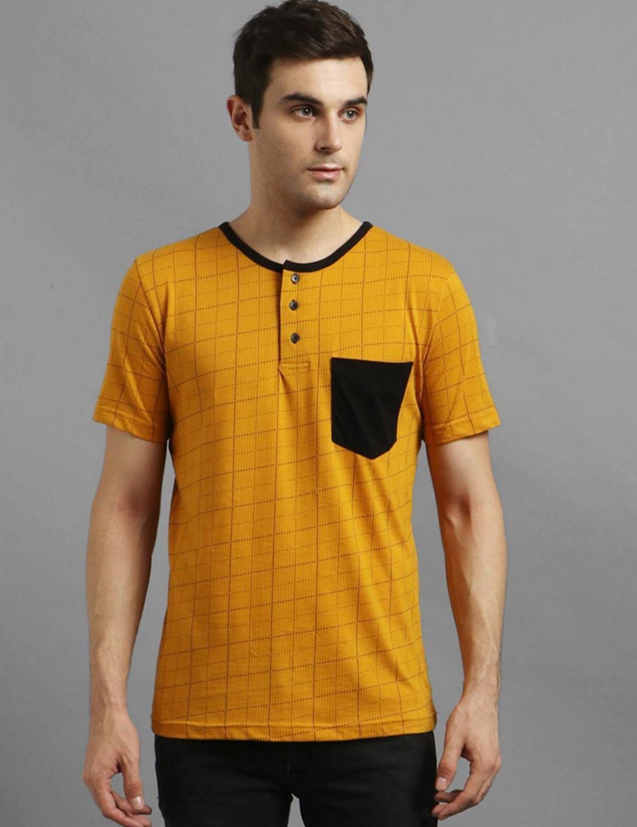 MenPrintedRoundNeckCottonBlendYellowT-Shirt-0_jpg.jpg