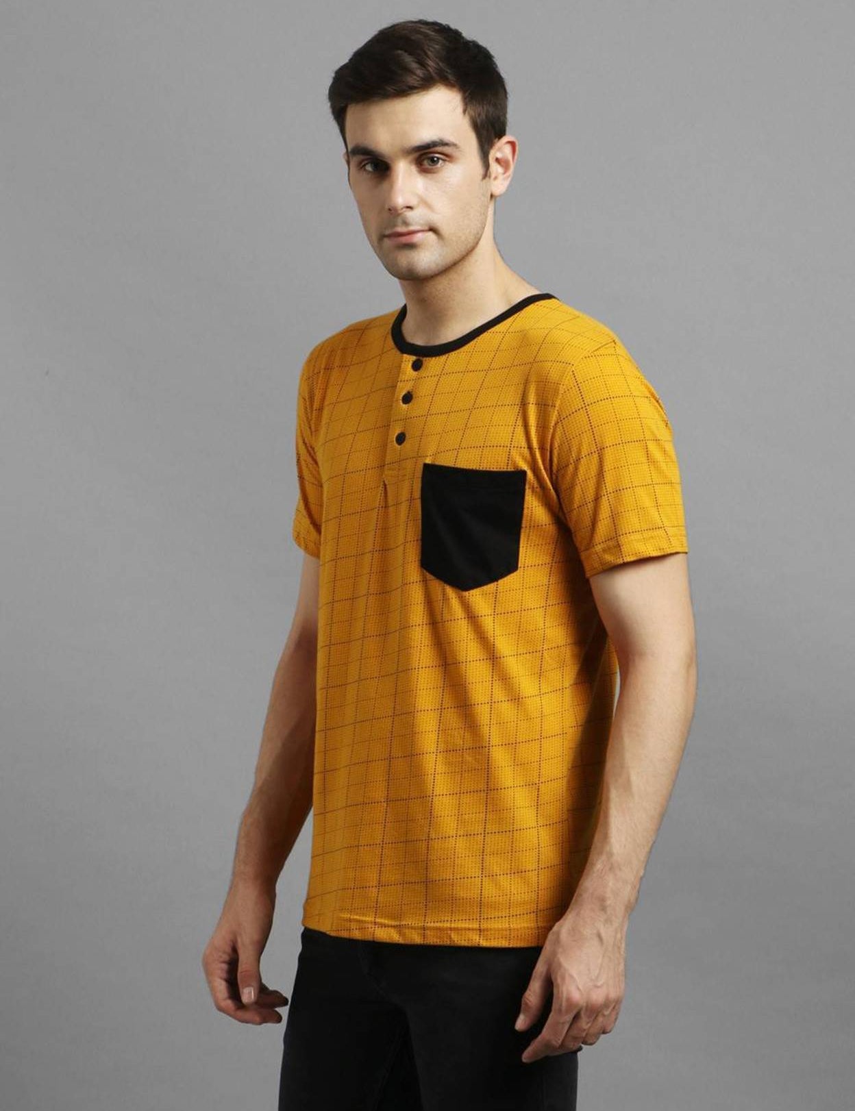 MenPrintedRoundNeckCottonBlendYellowT-Shirt-3_jpg.jpg