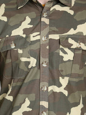 KOTTY  Men Regular Fit Solid Button Down Collar Casual Shirt