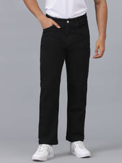 KOTTY Men Regular Low Rise Black Jeans