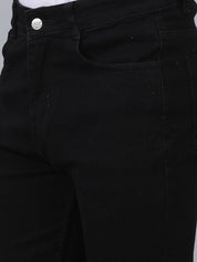 KOTTY Men Regular Low Rise Black Jeans