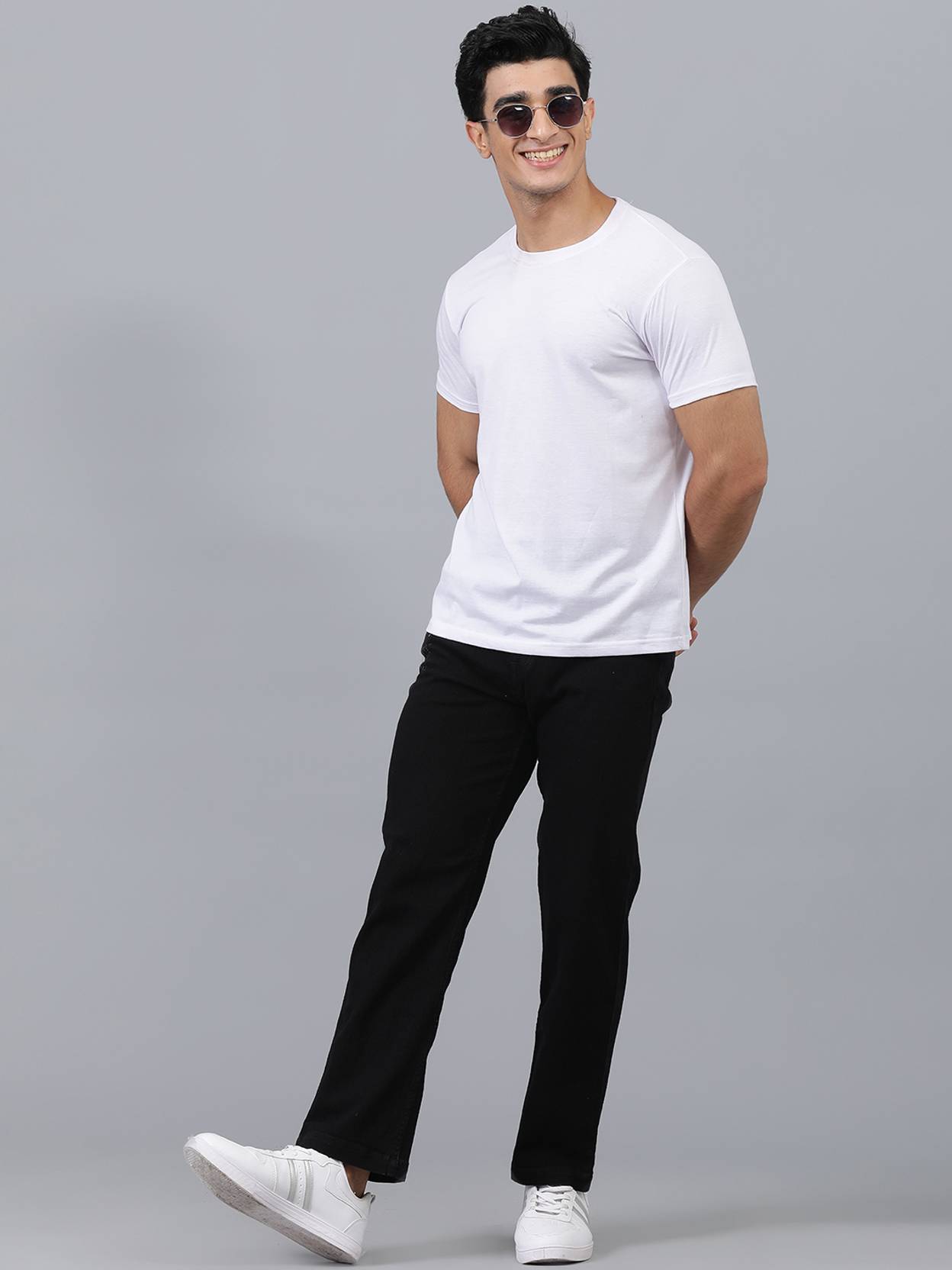 KOTTY Men Regular Low Rise Black Jeans
