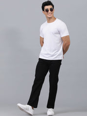 KOTTY Men Regular Low Rise Black Jeans