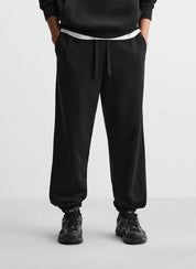 KOTTY  Men Solid Black Track Pants