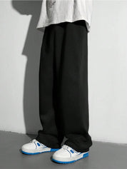 KOTTY  Men Solid Black Track Pants