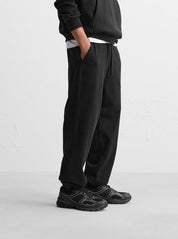 KOTTY  Men Solid Black Track Pants