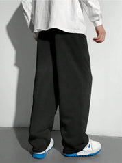 KOTTY  Men Solid Black Track Pants