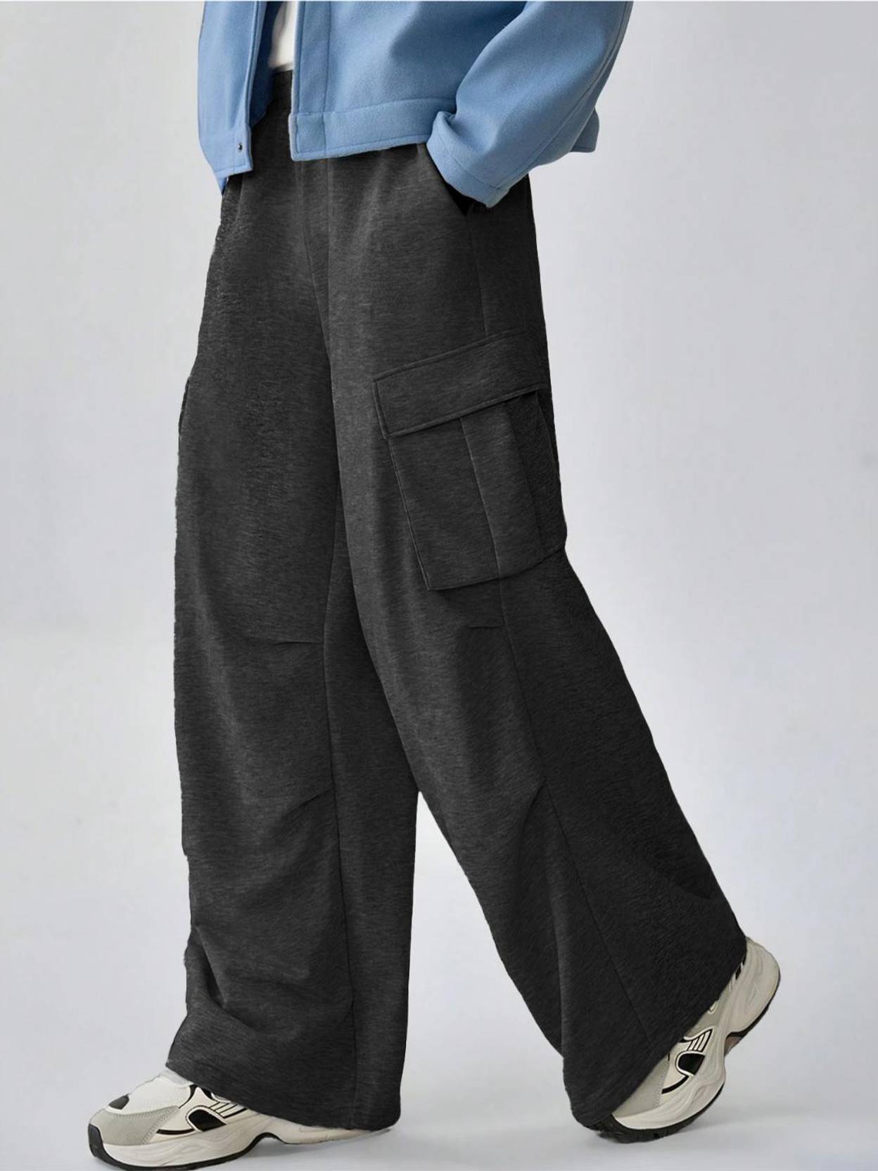 KOTTY  Men Solid Black Track Pants