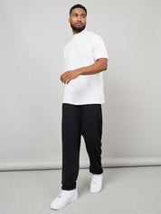 KOTTY  Men Solid Black Track Pants