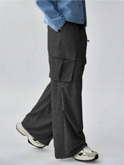 KOTTY  Men Solid Black Track Pants