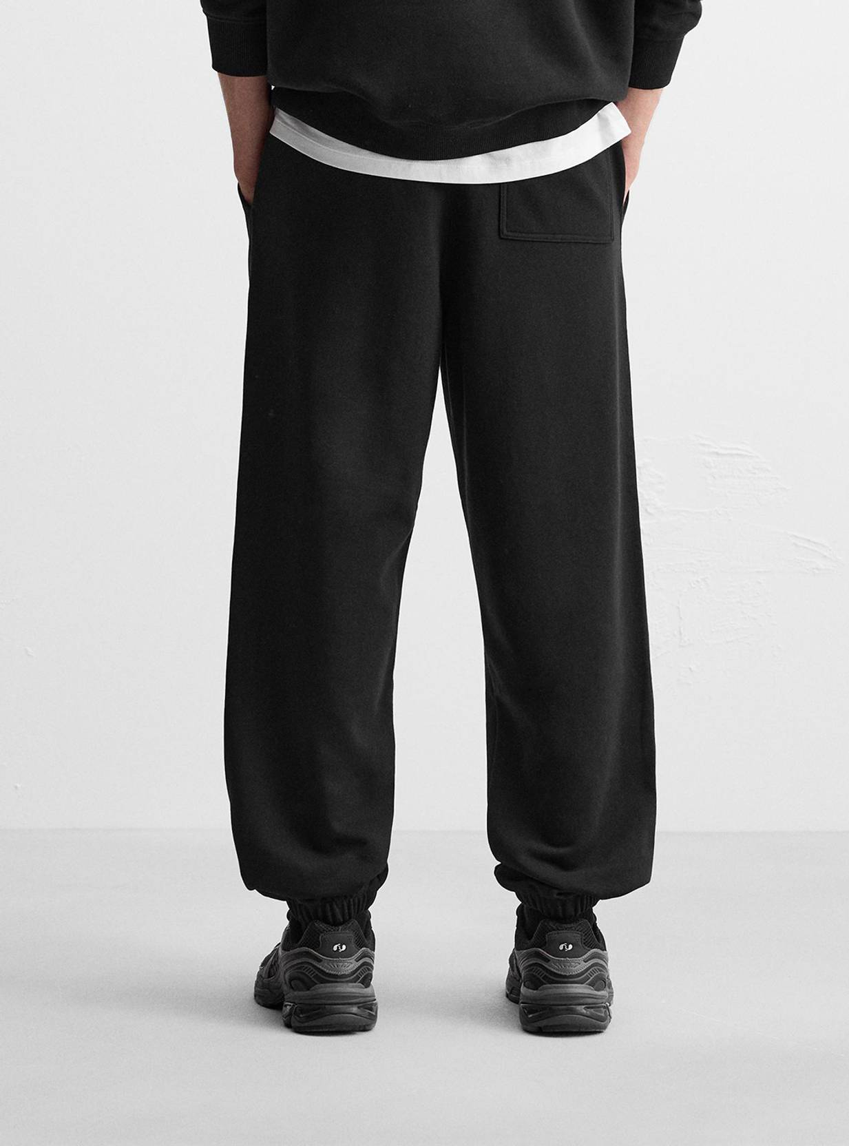 KOTTY  Men Solid Black Track Pants