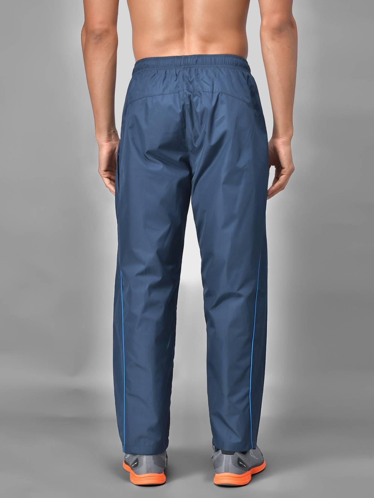 KOTTY  Men Solid Blue Track Pants
