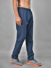 KOTTY  Men Solid Dark Blue Track Pants