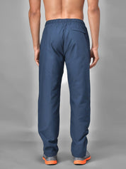 KOTTY  Men Solid Dark Blue Track Pants
