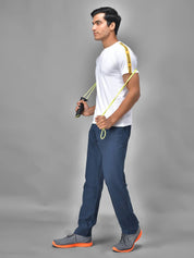 KOTTY  Men Solid Dark Blue Track Pants