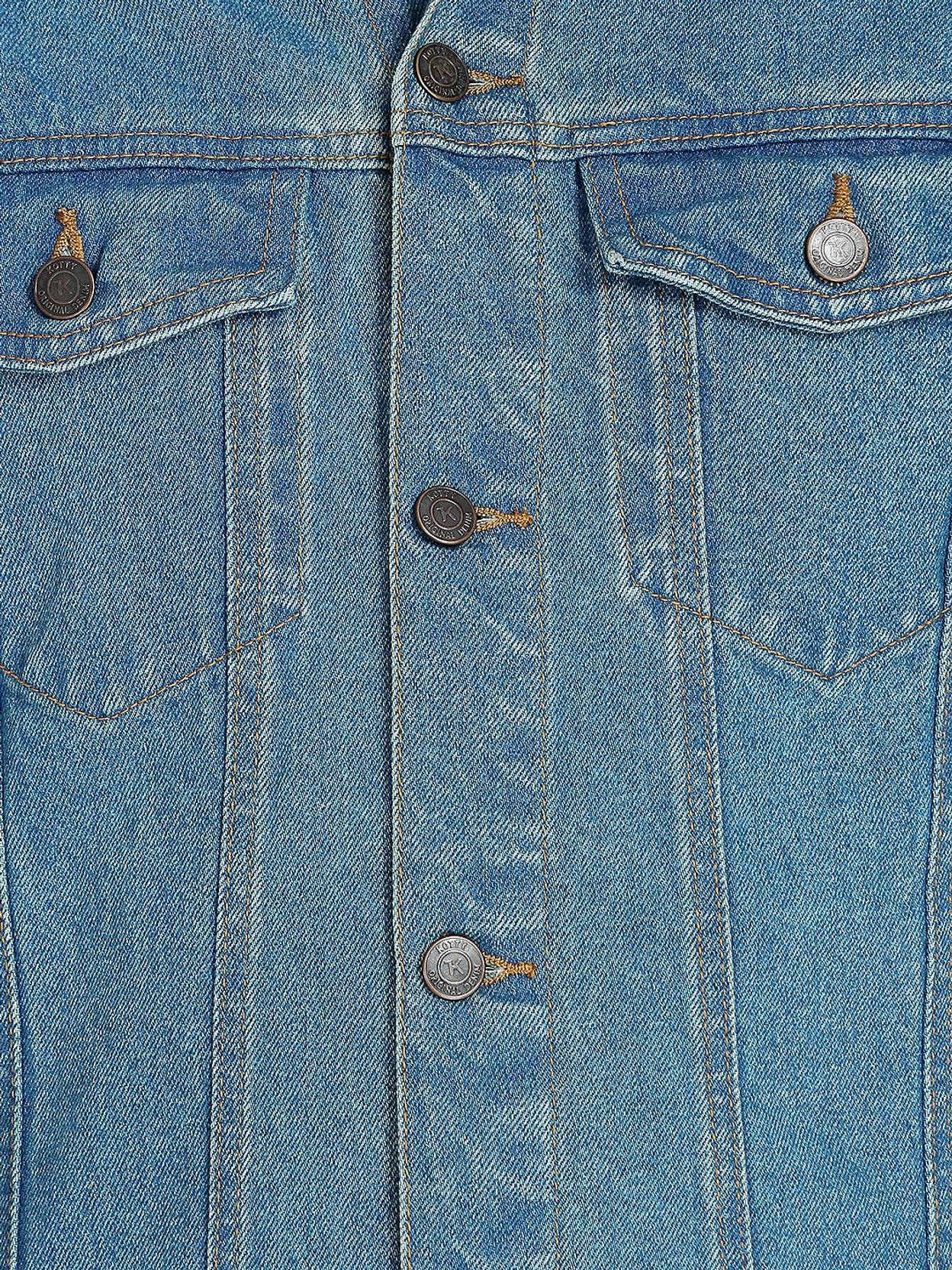 KOTTY Men Solid Denim Jacket