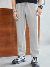 KOTTY  Men Solid Grey Track Pants