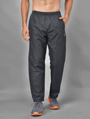 KOTTY  Men Solid Grey Track Pants