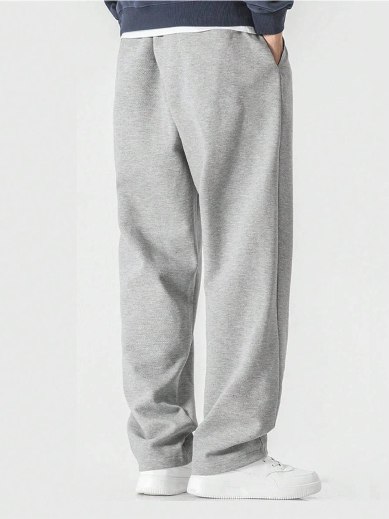 KOTTY  Men Solid Grey Track Pants