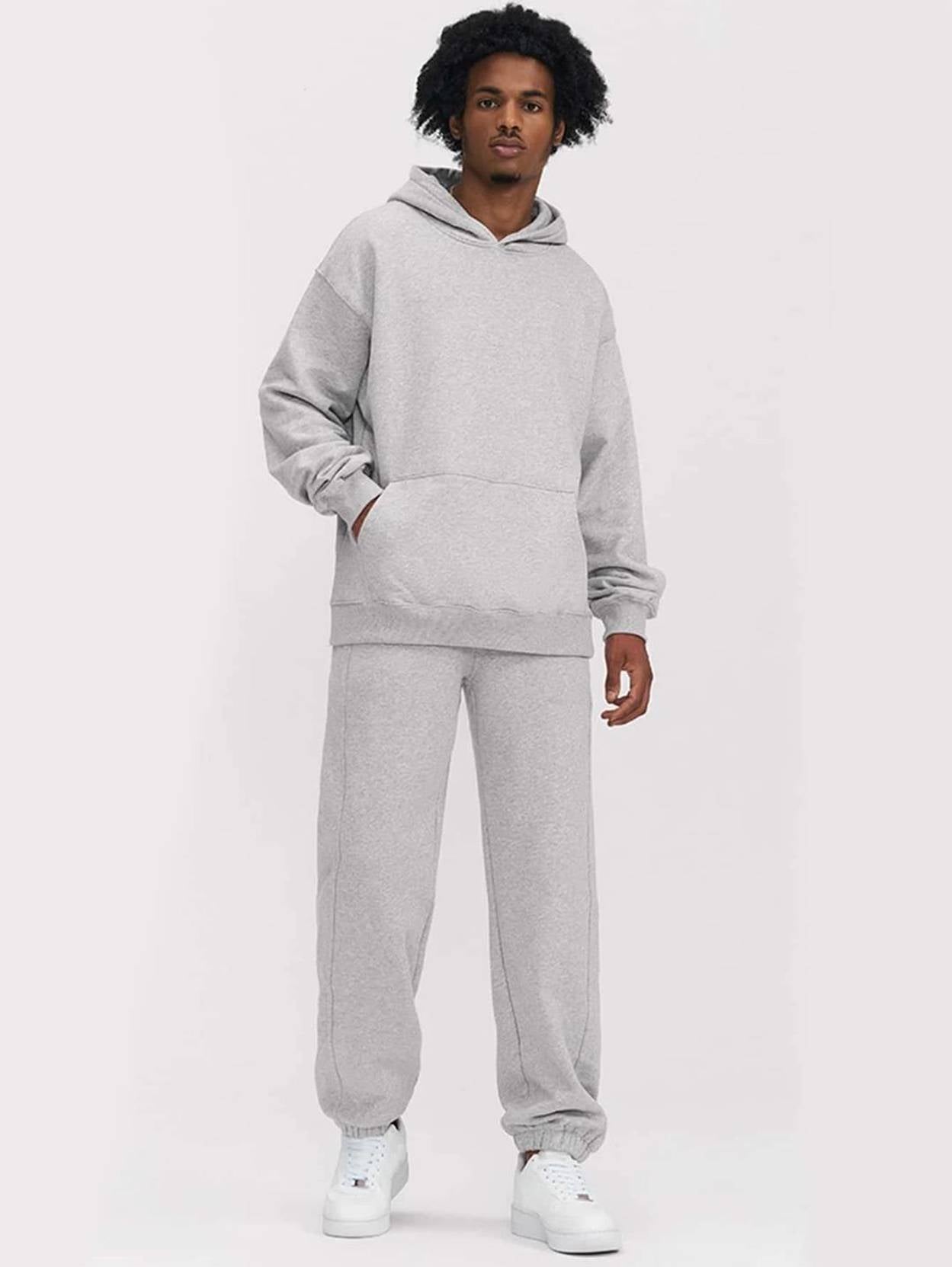 KOTTY  Men Solid Grey Track Pants