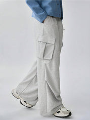 KOTTY  Men Solid Grey Track Pants