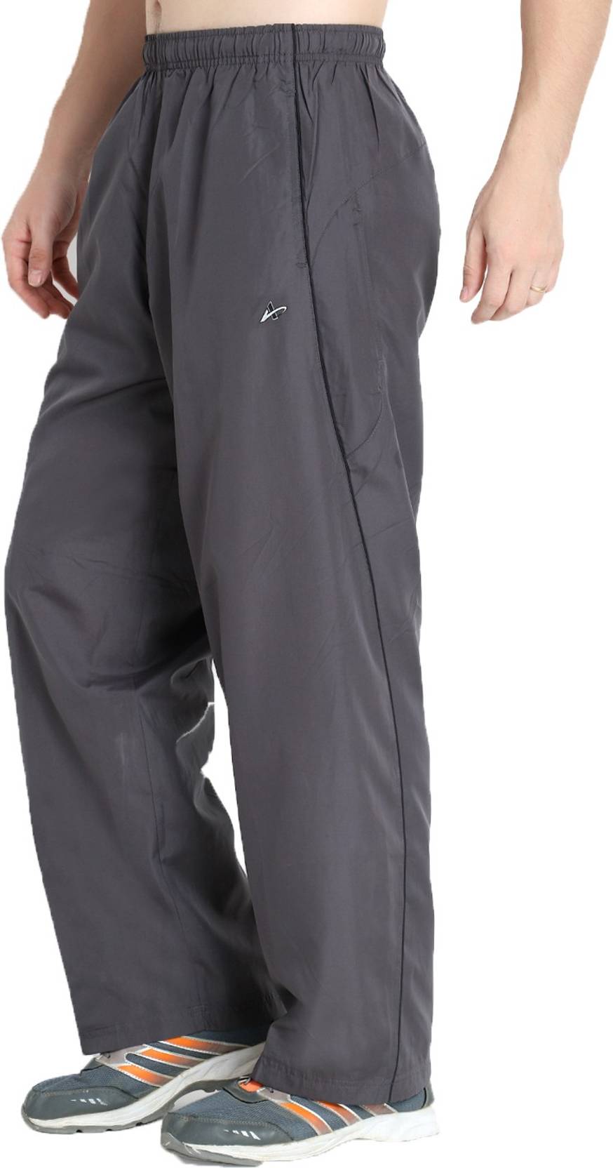 KOTTY  Men Solid Grey Track Pants