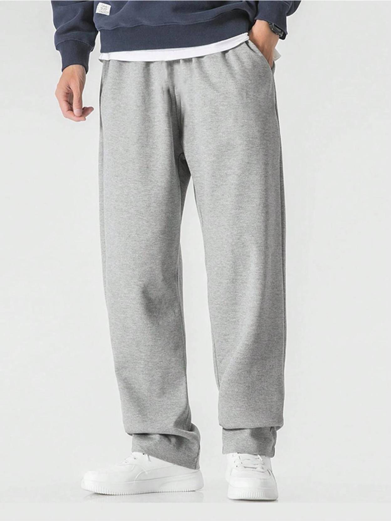 KOTTY  Men Solid Grey Track Pants