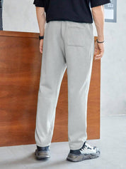 KOTTY  Men Solid Grey Track Pants