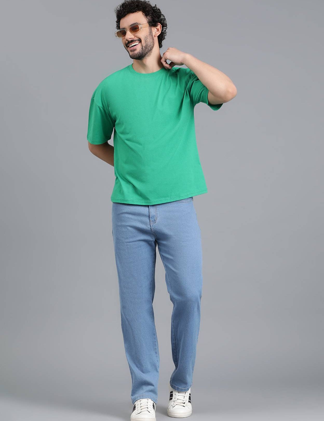 MenSolidRoundNeckCottonBlendGreenT-Shirt-1.jpg_1.jpg