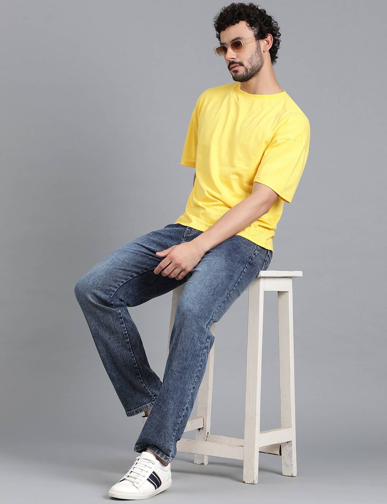MenSolidRoundNeckCottonBlendYellowT-Shirt-0_jpg.jpg