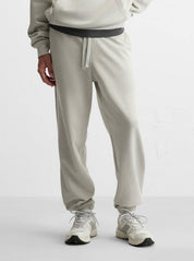 KOTTY  Men Solid White Track Pants