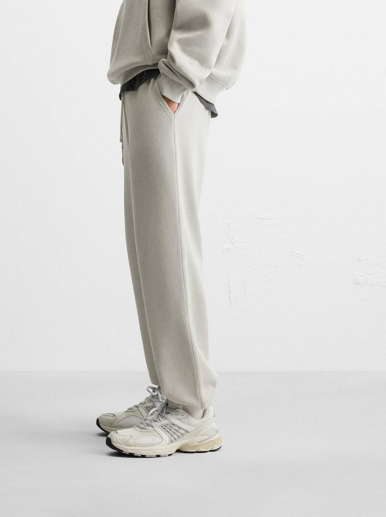 KOTTY  Men Solid White Track Pants