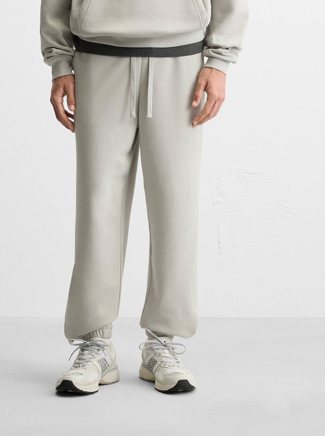 KOTTY  Men Solid White Track Pants