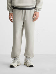KOTTY  Men Solid White Track Pants