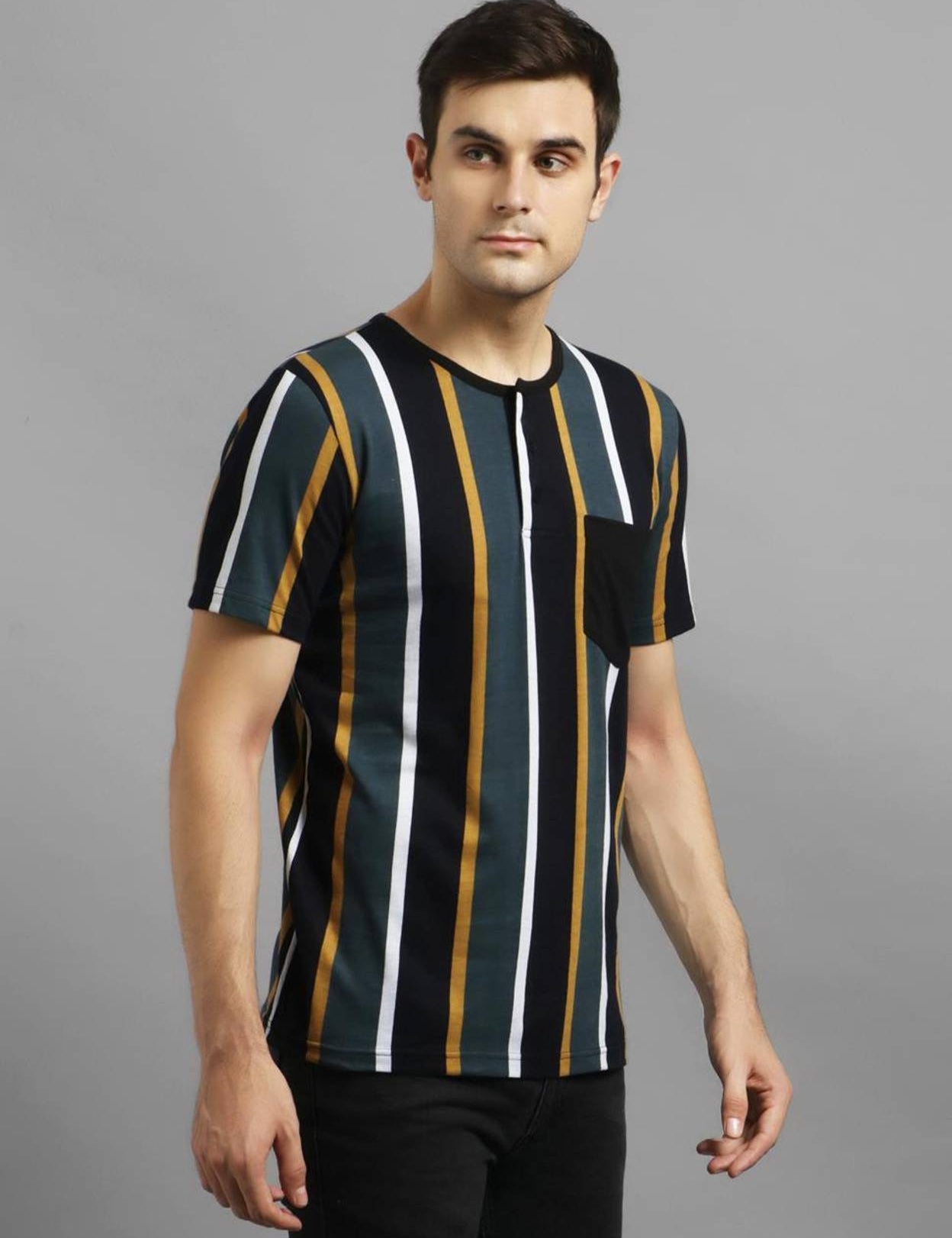 MenStripedRoundNeckCottonBlendBlackT-Shirt-3_jpg.jpg