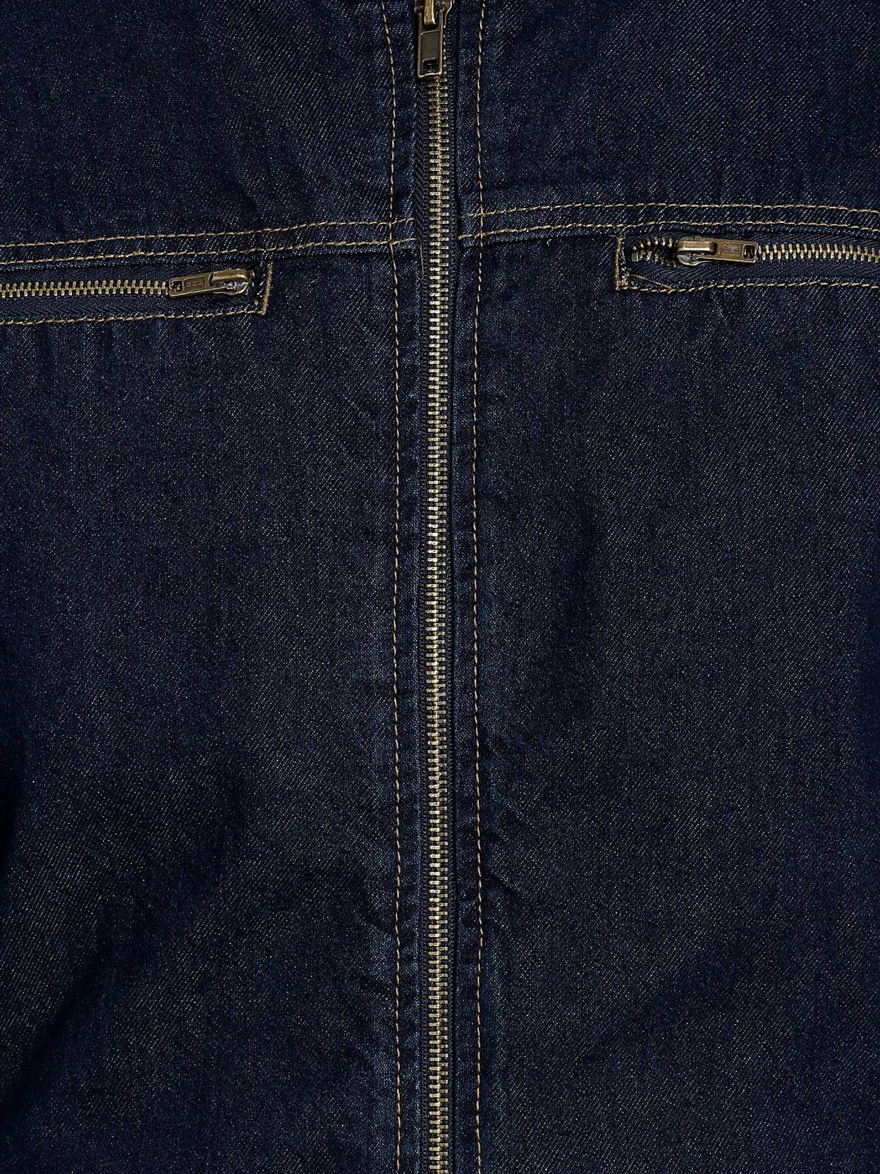 KOTTY Men Washed Denim Biker/Riding Jacket