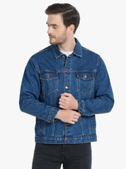KOTTY Men Washed Denim Jacket