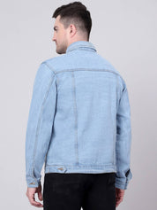 KOTTY Men Washed Denim Jacket
