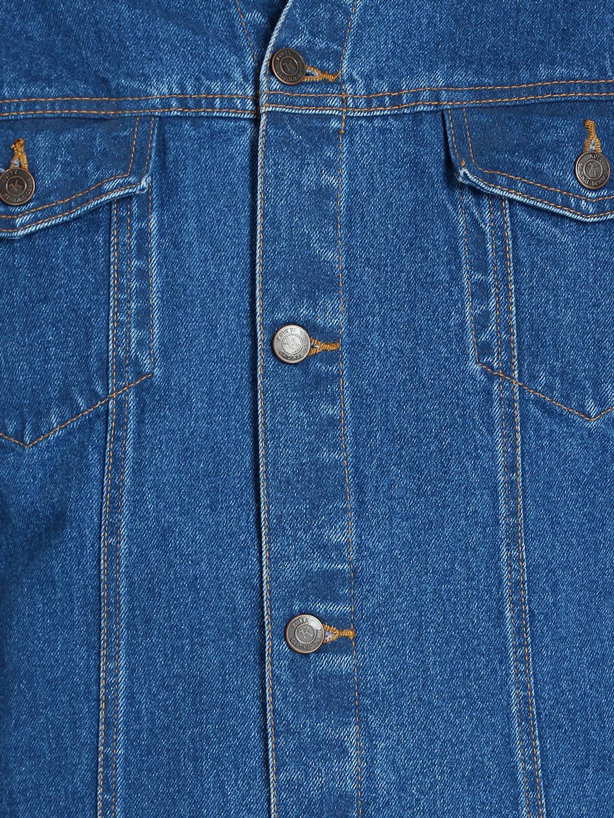 KOTTY Men Washed Denim Jacket