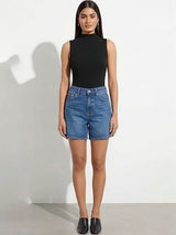 Kotty Top Ink Black Women's High Sleeveless Fashion