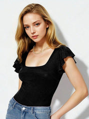 Kotty Women Solid Scoop Neck Top