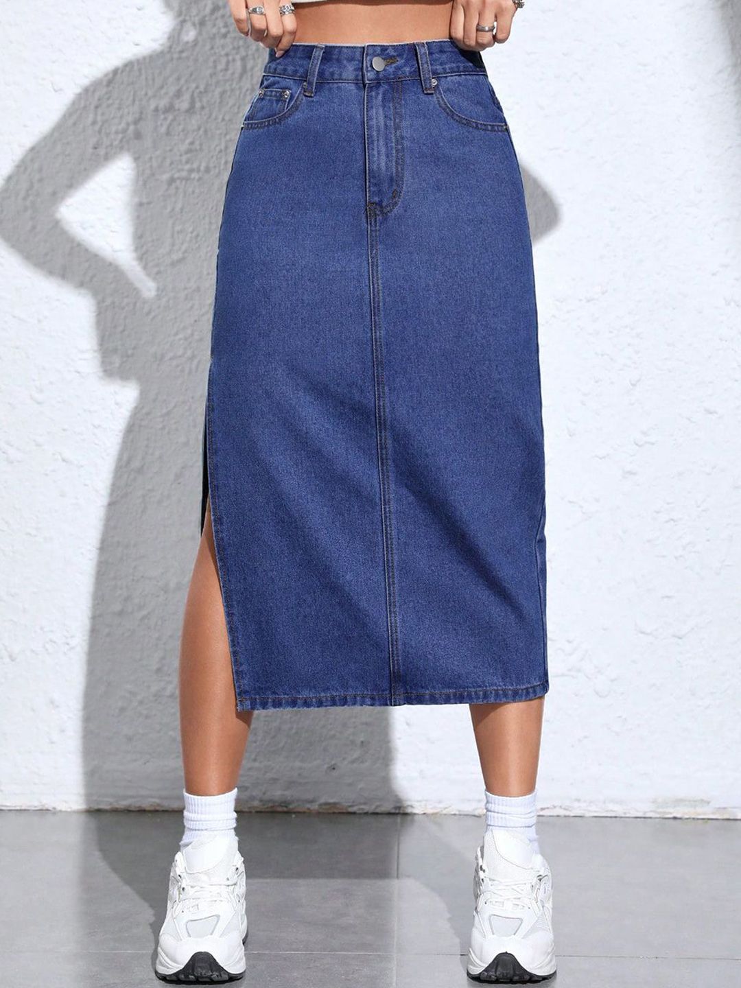 Kotty Straight Midi Skirt