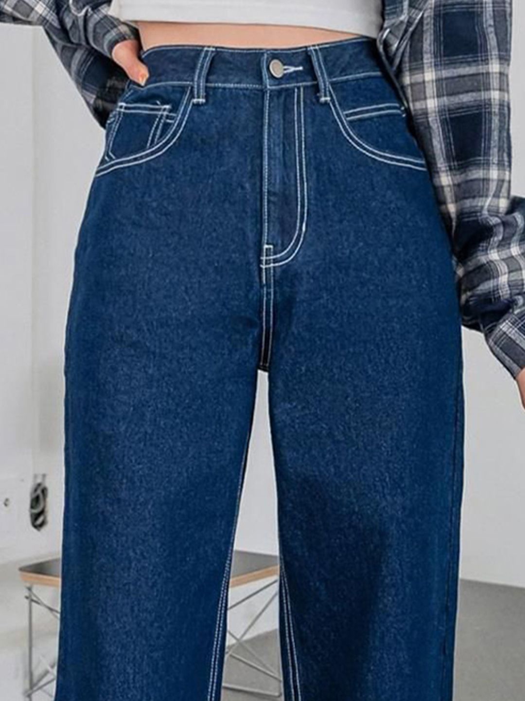 Kotty Women High-Rise Straight Fit Stretchable Jeans