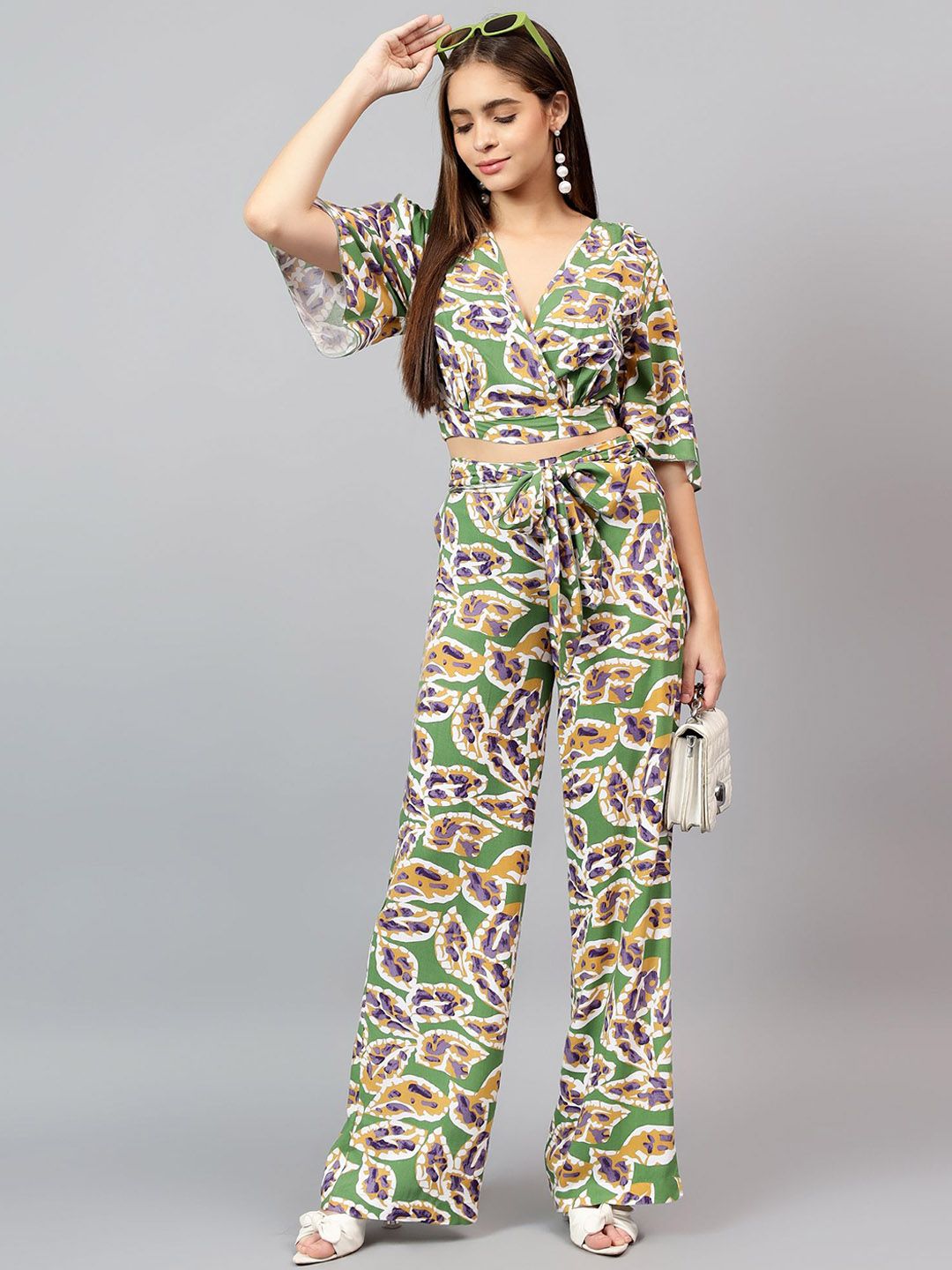 Kotty Printed Top & Trousers Co-Ord