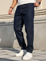 Kotty Men Straight Fit Low-Rise Stretchable Jeans