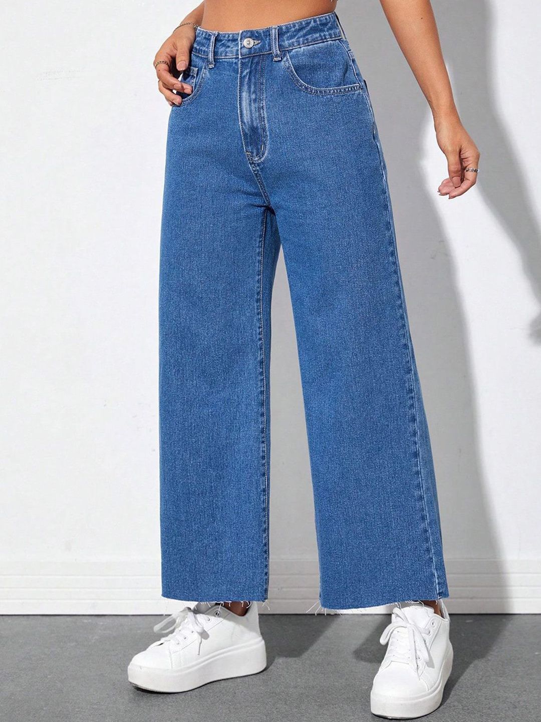 Kotty Women Wide Leg High-Rise Stretchable Jeans