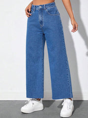 Kotty Women Wide Leg High-Rise Stretchable Jeans